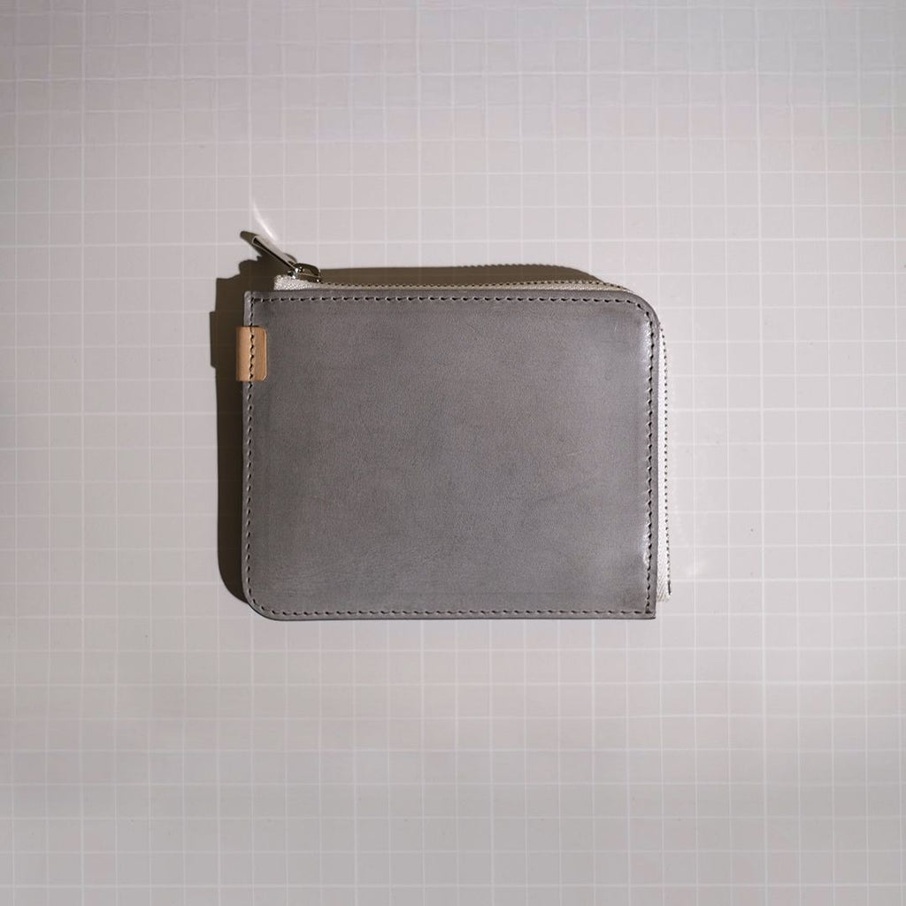 L wallet gray