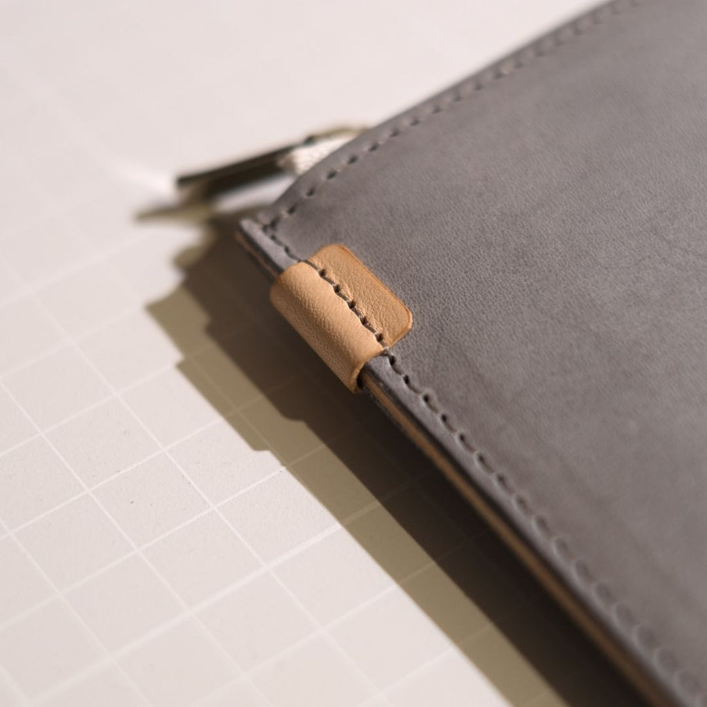 L wallet gray