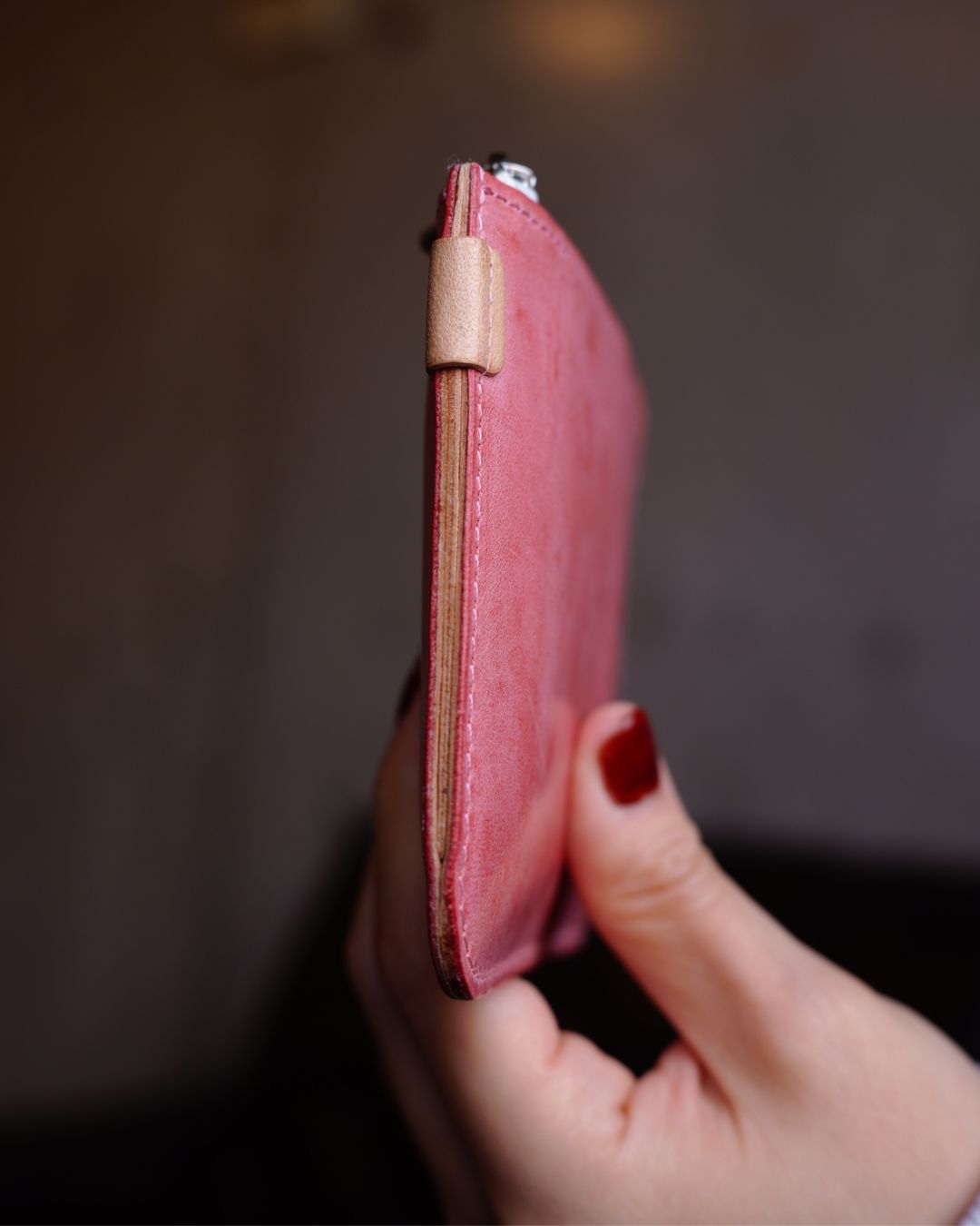 L wallet / pink