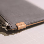 L wallet gray